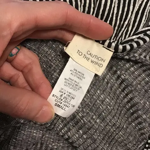 Caution to the Wind Striped Sundress