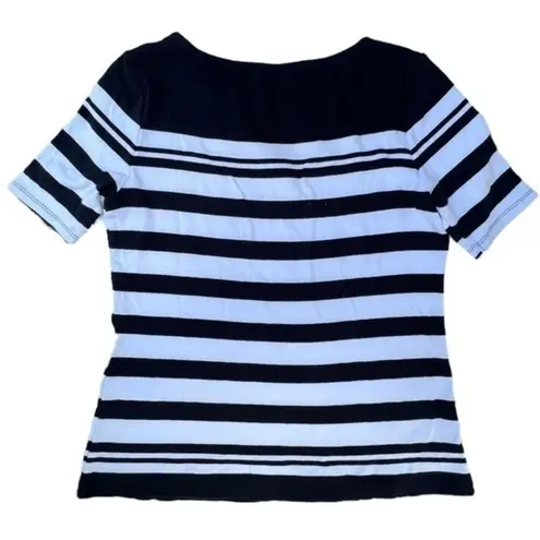 Tommy Hilfiger  Womens Size M Short‎ Sleeve Striped Cotton T-Shirt​​