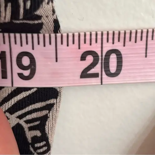 Christopher & Banks Christopher & Banks Black Red Full Zip Shirt Size Medium Giraffe Zebra Safari