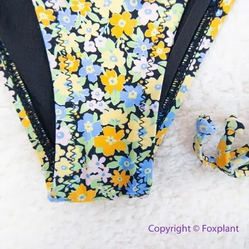 NEW Rhythm Free People Carrie Itsy Bikini Bottom, size XS Blue