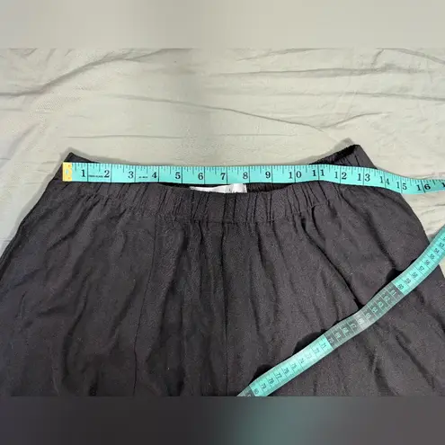 Bird Of Paradise 8 Gore Silk Pants Women's Large Black/Charcoal Black