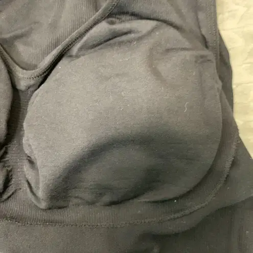 CamiShaper Tank Top Black with Built in Bra Size 1X