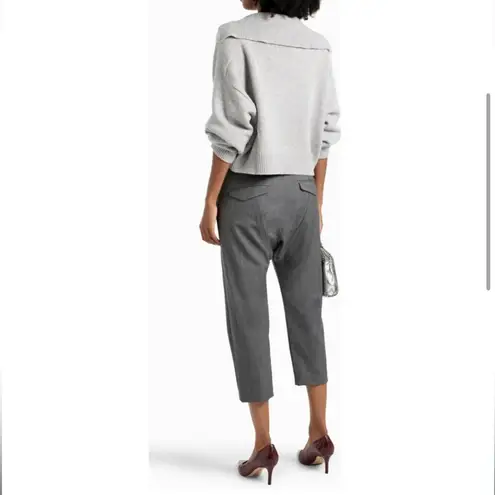 NILI LOTAN Paris Trouser Pants In Grey Prince Of Wales Gray Size 6