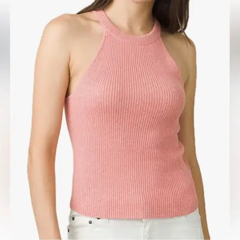 prAna Pyper Knit Sleeveless Sweater Tank Top Pink peach Size small