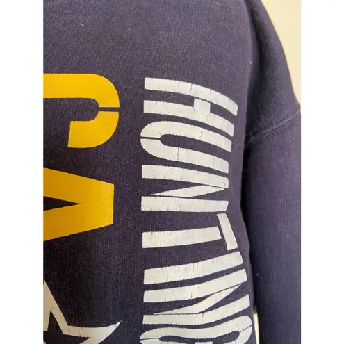 Huntington Beach California CA Navy Blue Pullover Hoodie Bear