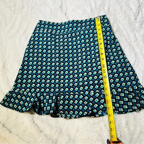 Band Of The Free Size M Blue/Green Colette Teal Mini Skirt Business Casual Fall Blue Size M