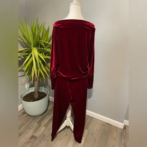 Boston Proper Slouchy Velour Top & Jogger Set