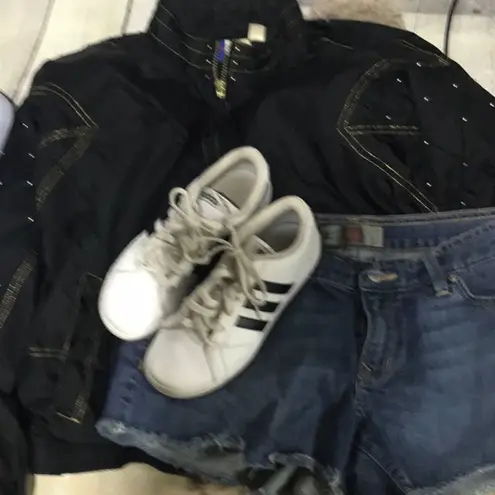 Vintage TAIL 90”s Windbreaker Black/Gold Gold Size L