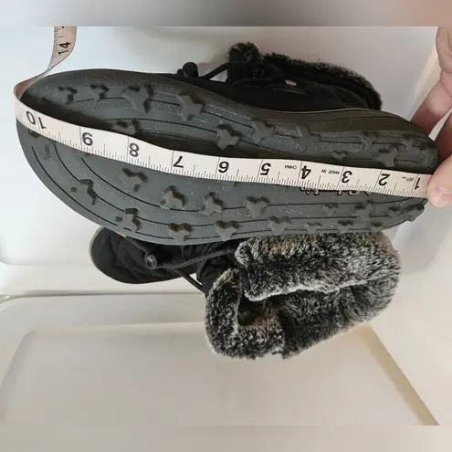 Columbia  Heavenly Shorty Omni-Heat Winter Boots Womens Sz 9 Black