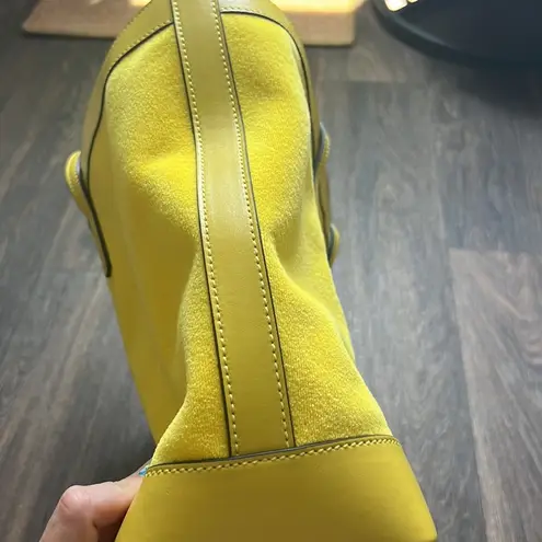 Jimmy Choo Nine2Five Logo Malibu Toweling East-West Tote Bag