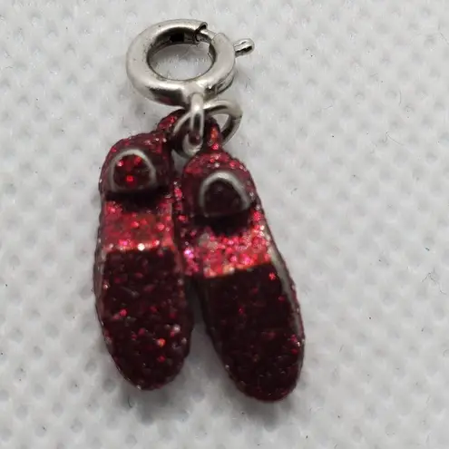 Red Sparkly Shoes Charm Red