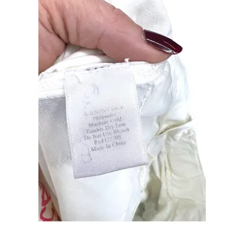 Johnny Was Pete and Greta 2 SMARIKA Cargo Pant Straight Leg 31" inseam White (S)