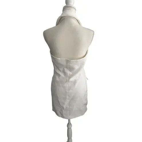 Veronica Beard White Halter Button Blazer Dress Size 6