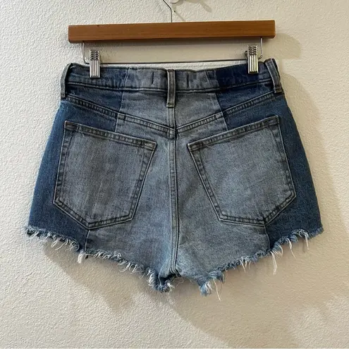 Abercrombie & Fitch  High Rise Mom Denim Shorts Light Blue Wash Size 6