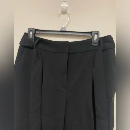 Nicole Miller  Black Tie Front Trousers