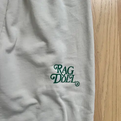 Ragdoll LA Jogger Organic Cotton Members Club Moon Beam Green Logo Small