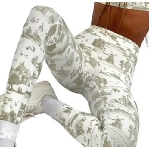 We Wore What Leggings High Waisted Toile V Shape Western Cowboy Women's L