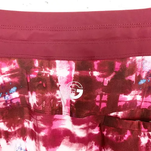 Foray Golf Oddyesey Skort Drawstring Waist Warm Watercolor Pink Red Size Medium