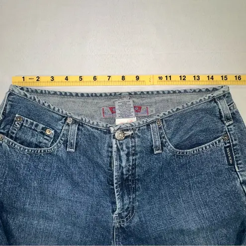 Silver Jeans Co. Vintage 90s Y2K Hip Hugger Low Rise Bell Bottoms Sz 31x35 Tall