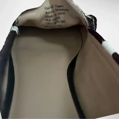 ALFANI Step N Flex Calf Hair Loafers With Brass Horse Bit Detail Size 6 | EUC White