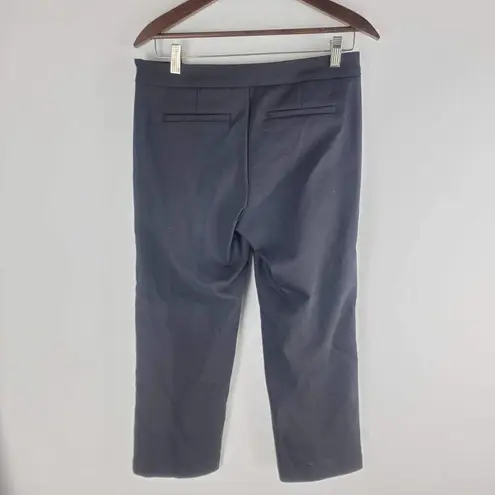 Ecru NEW Cropped Ankle Pants Black Straight Leg High Rise Size 4