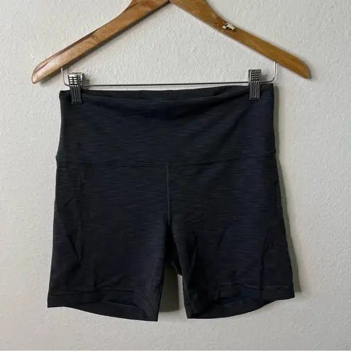 Lululemon  Wunder Train High-Rise Short 6" Heathered Graphite Grey Womens Size 10