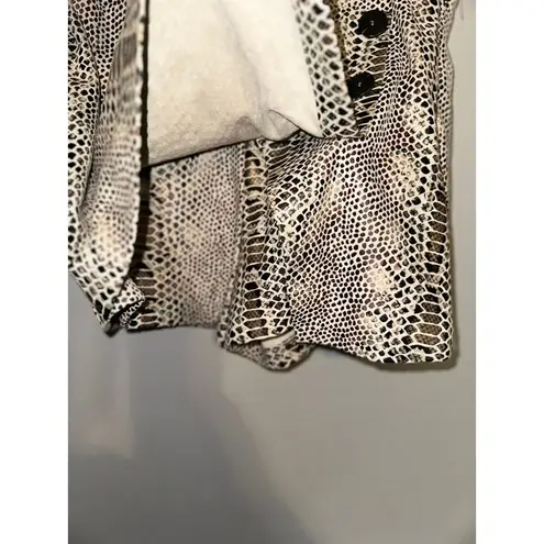 ZARA  Snakeskin Mini Skort - Size M