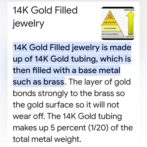 14kt Gold Filled in Brass Earrings