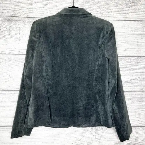 Counterparts Silver Gray Corduroy Blazer Jacket Women’s Size 10