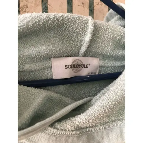 SoulCycle Hoodie Pullover Sweatshirt OVERSIZE Pouch Crossed Neck Skull Wave Back - Image 8