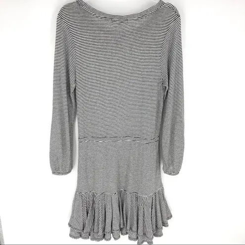 David Lerner Ruffle Detailed Long Sleeve Dress M