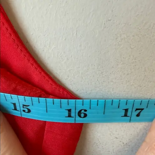 Sam Edelman  Parachute Tiered Dress Red Size 2