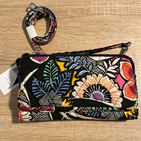 Vera Bradley  crossbody Wallet purse slim RFID NEW Kauai floral NWT