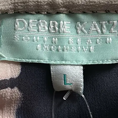 Boston Proper New Women's Debbie Katz South Beach Silk Beaded Kraftan Swimsuit Beach Coverup