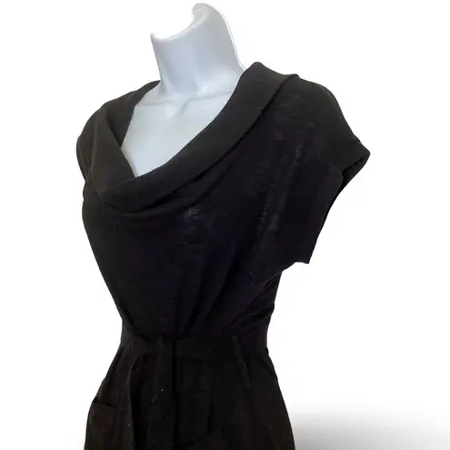 Heart soul Cowlneck Belted Sweater