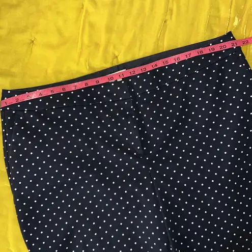 Boden USA Boden Size 18L Navy Polka Dotted Ankle Length Pants