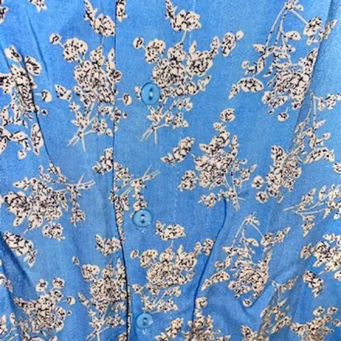 NWOT Womens XIX PALMS Floral Mini Dress size XS Blue