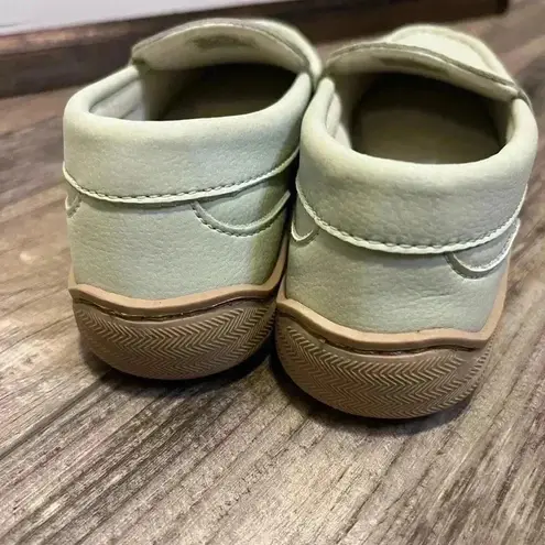 My Slippers All season Moccasin Slip On Casual Loafer Shoes women’s 7 Mint color Green