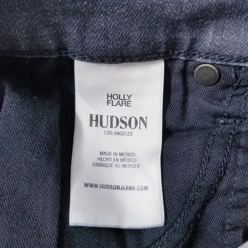 Hudson Jeans  Holy Flare High Rise Black Denim