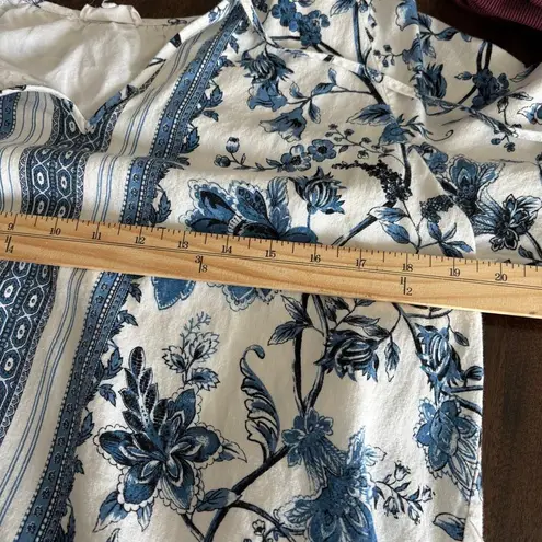 A loves A  Midi Dress Paisley Tassles Linen Blend Boho Size M with Flaw - Image 6