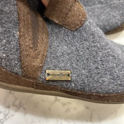 Haflinger Wool Bootie Slipper Shoes Size 37/Woman’s 6 Blue