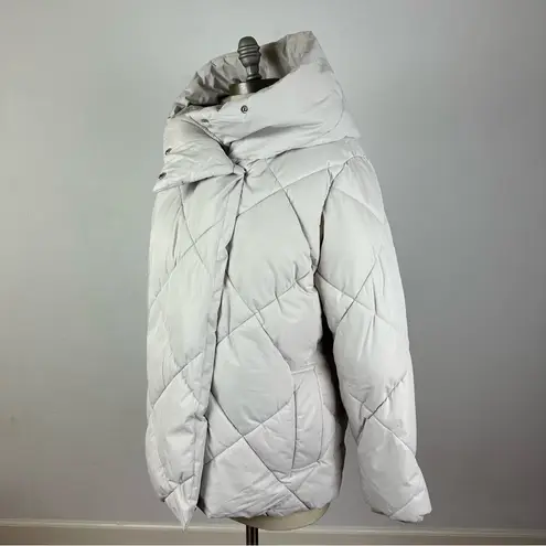 NWT Saint & Sinner Overstuffed Puffer Jacket White Size L