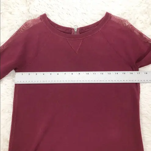 Abercrombie & Fitch Abercrombie Maroon Red Pullover Sweater 3/4 Sleeves Size XS thumbnail 4