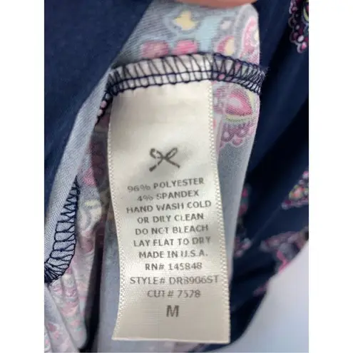 French Grey Women's Sleeveless Keyhole Maxi Halter Dress Blue Size Medium