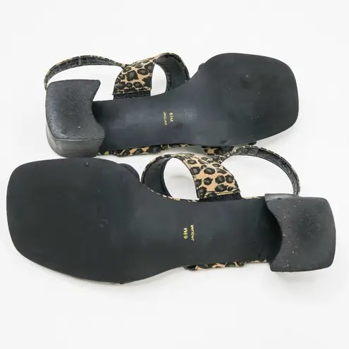 Amanda Smith Vintage 90s Cheetah Print Square Toe Heels