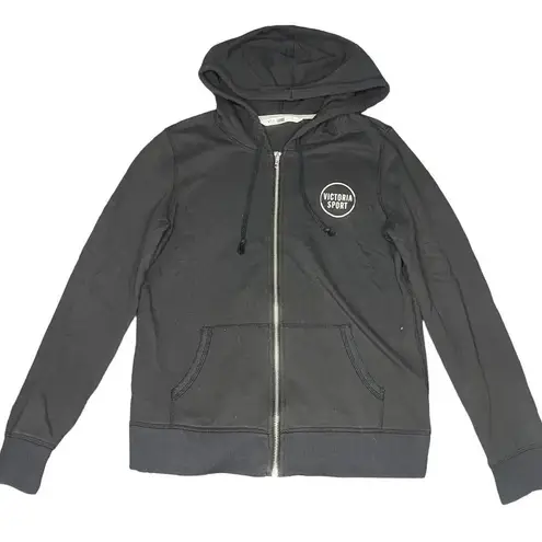 Victoria Sport Victoria's Secret VSX Sport Women's Small Black Full Zip Hoodie Sweatshirt