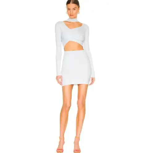 superdown NWT  Alora Wrap Mini Dress in Baby‎ Blue size Medium