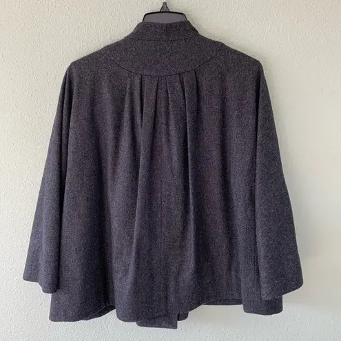 Marc by Marc Jacobs black wool cape coat sz M