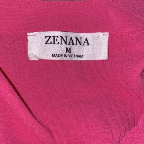 Zenana  pink top size medium