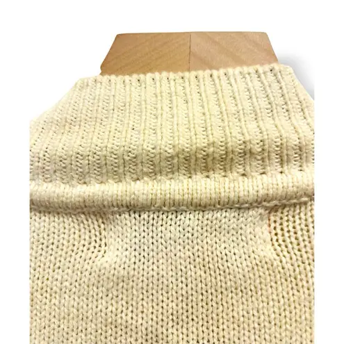 Vintage Cardinal Sweater Extra Large Beaded Sequin Pearl Holiday Zipper Closure Red Size XL